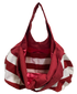 Bordüren-Ballontasche (rot)